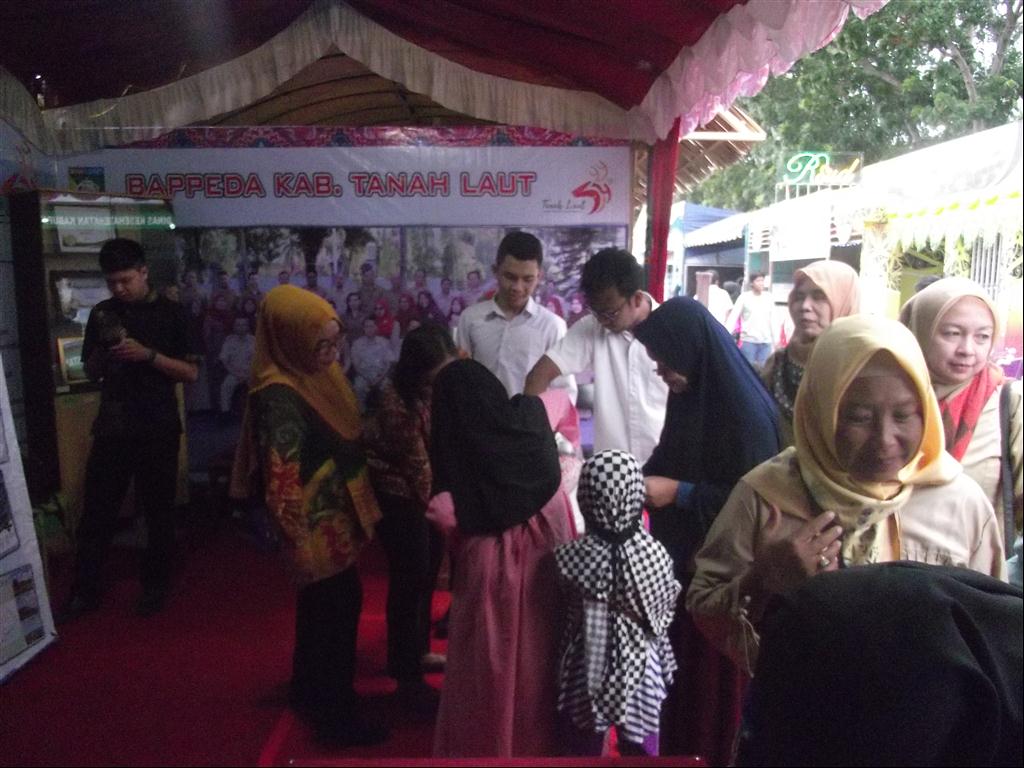 Suasana stand Bappeda tala expo 2019 hari ke 2