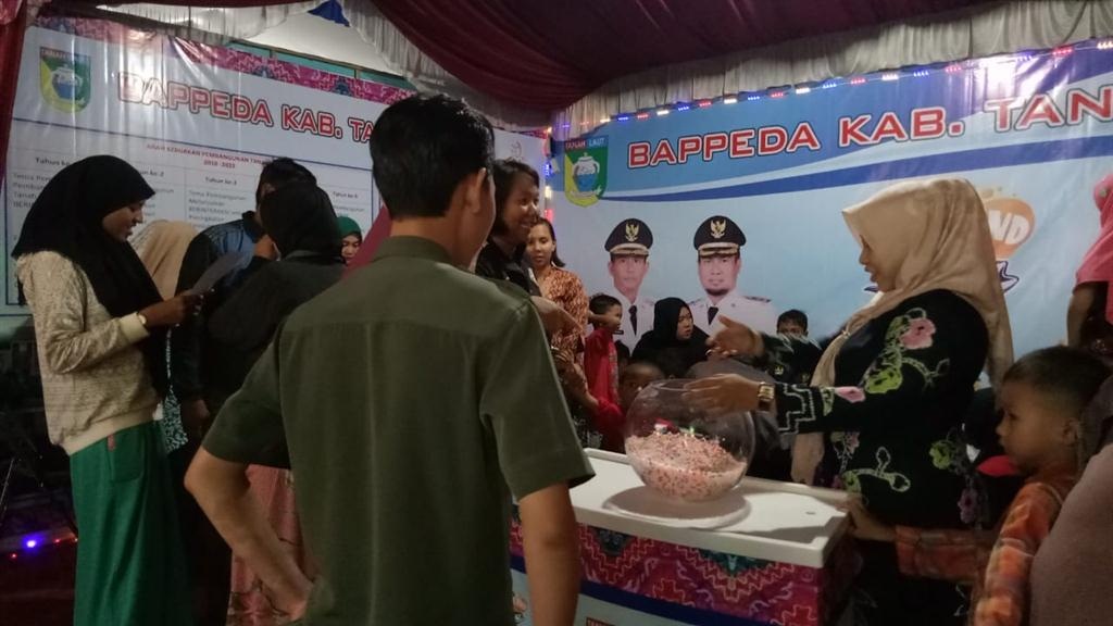 Suasana stand Bappeda tala expo 2019 hari ke 2