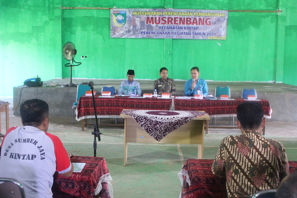 Musrenbang RKPD Kecamatan Kintap